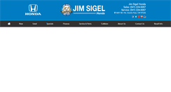 Desktop Screenshot of jimsigelhonda.com